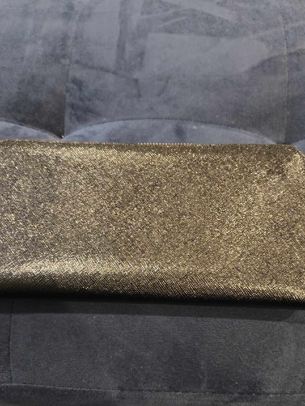 14th & Union Metallic Black Clutch Wallet